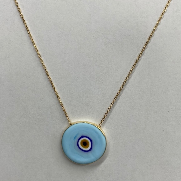 Gorgeous Evil Eye Gold Necklace - Picture 1 of 1